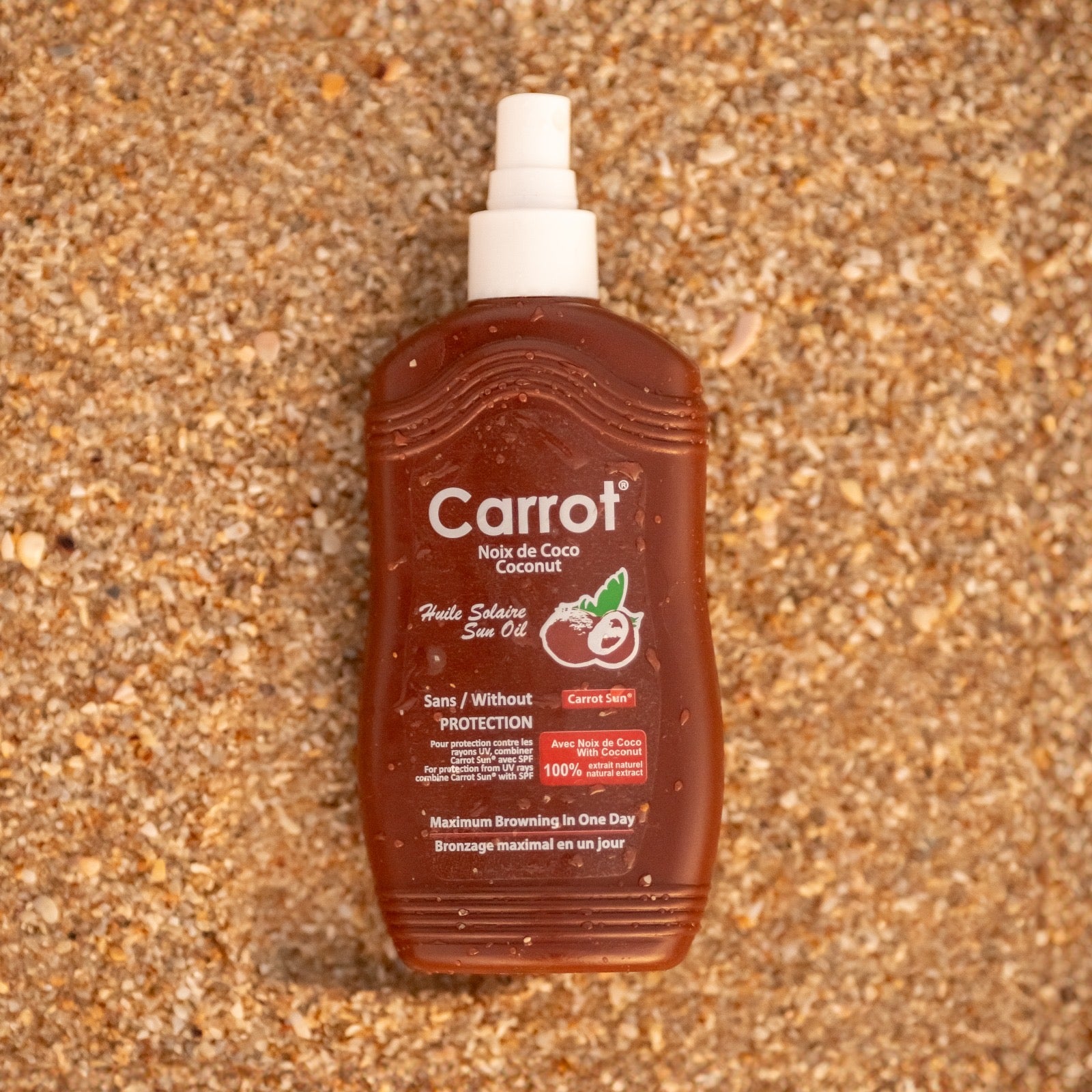 Huile de coco en spray